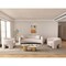 Manhattan Comfort 3-Piece Modern Sylvia Tweed Sofa, Accent Pillows and 2 Accent Chairs in Angora 3-SFAC1770-AN - alternate 1